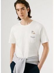 Pepe Jeans Koszulka w kolorze białym rozmiar: XL. Białe bezrękawniki Pepe Jeans, xl, bez wzorów, z bawełny, bez kołnierzyka, bez ramiączek. Za 63.95 zł.