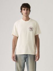 Levi's Koszulka w kolorze kremowym rozmiar: XL. Brązowe bezrękawniki Levi's®, s, bez wzorów, z bawełny, bez kołnierzyka, bez ramiączek. Za 77.95 zł.