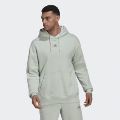 Bluza z polaru adidas Essentials FeelVivid. Zielone bluzy Adidas, xl, bez wzorów, z polaru, bez kaptura. W wyprzedaży za 215.20 zł.