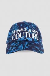 VERSACE JEANS COUTURE Granatowa bawełniana czapka z daszkiem The Middle. Niebieskie czapki z daszkiem Guess, bez wzorów, z bawełny. W wyprzedaży za 269.99 zł.