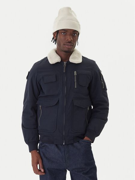 Aeronautica Militare Kurtka bomber 252AB3024UCT03151 Granatowy Regular Fit. Niebieskie kurtki Aeronautica Militare, m, bez wzorów, z syntetyku, bez kaptura. Za 1,082.99 zł.