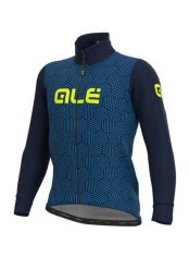 Kurtka rowerowa męska Alé Cycling Solid Cross. Niebieskie kurtki ALÉ CYCLING, na zimę, l, bez wzorów, z elastanu, bez kaptura. Za 501.99 zł.
