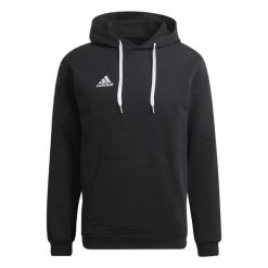 Entrada 22 Sweat Hoodie. Czarne bluzy Adidas, m, bez wzorów, bez kaptura. Za 199.00 zł.