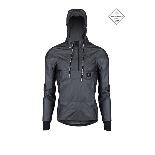 Wiatroszczelna kurtka Etxeondo Estali Gore-tex Windstopper. Czarne kurtki ETXEONDO, m, bez wzorów, z gore-texu, bez kaptura. Za 1,287.00 zł.