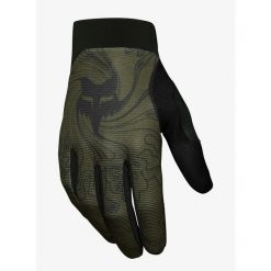 Rękawiczki rowerowe męskie Fox Ranger Glove Frequency. Zielone rękawiczki FOX, bez wzorów. Za 135.99 zł.