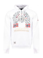 Geographical Norway Bluza "Gakim" w kolorze białym rozmiar: 3XL. Białe bluzy Geographical Norway, xl, bez wzorów, z kapturem. Za 130.99 zł.