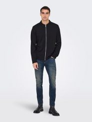 ONLY & SONS Dżinsy "Sloom" - Slim fit - w kolorze granatowym rozmiar: W28/L32. Niebieskie jeansy Only & Sons, l. Za 83.42 zł.
