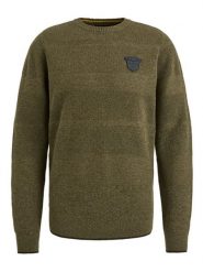 PME Legend Sweter w kolorze khaki rozmiar: 3XL. Brązowe swetry nierozpinane PME Legend, xl, bez wzorów, z bawełny, bez kołnierzyka, bez ramiączek. Za 222.41 zł.