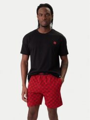 HUGO Piżama Aaron 50556777 Czerwony Regular Fit. Czerwone piżamy Hugo, l, bez wzorów, z bawełny, bez ramiączek. Za 499.99 zł.