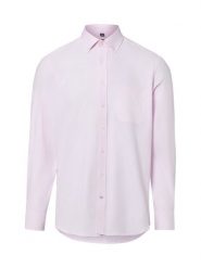 Nils Sundström Męska koszula casual Mężczyźni Regular Fit Bawełna różowy, XL. Czerwone koszule Nils Sundström, m, bez wzorów, z bawełny, bez kołnierzyka, bez ramiączek. Za 199.95 zł.