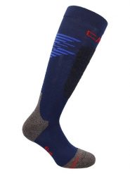 CMP Skarpety narciarskie "Lenpur" w kolorze szaro-granatowym rozmiar: 46/48. Niebieskie skarpety CMP, bez wzorów, z wełny. Za 74.28 zł.