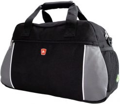 Torba podróżna/sportowa Traveller Casual czarna. Czarne torby na ramię Erima, bez wzorów, z materiału, na ramię, bez dodatków. Za 211.99 zł.
