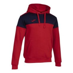 Bluza z kapturem Joma Crew V. Czerwone bluzy Joma, bez wzorów, z polaru, z kapturem. W wyprzedaży za 204.70 zł.
