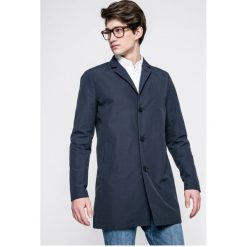 Selected - Płaszcz Steffen. Niebieskie płaszcze Selected, m, bez wzorów, z bawełny, bez kaptura. W wyprzedaży za 159.90 zł.