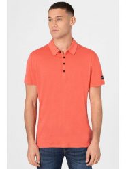 Super.natural Koszulka polo w kolorze koralowym rozmiar: S. Czerwone koszulki polo super.natural, s, bez wzorów, z wełny, bez kołnierzyka, bez ramiączek. Za 126.99 zł.