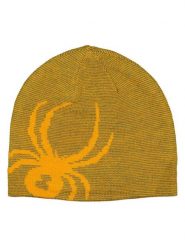 SPYDER Dwustronna czapka beanie "Innsbruck" w kolorze żółtym rozmiar: onesize. Żółte czapki zimowe Spyder, bez wzorów, z materiału. Za 100.99 zł.