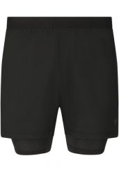 Szorty Virtus Dylan V2. Czarne krótkie spodenki sportowe VIRTUS, l, bez wzorów, z materiału. Za 228.50 zł.