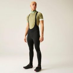 Męskie spodnie rowerowe na szelkach Virtuous. Czarne spodenki rowerowe Dare 2B, m, bez wzorów, rowerowe. Za 327.90 zł.