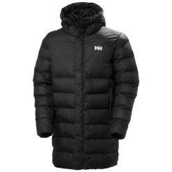 Kurtka puchowa Helly Hansen Oslo Puffy. Czarne kurtki Helly Hansen, m, bez wzorów, z puchu, bez kaptura. W wyprzedaży za 1,143.00 zł.