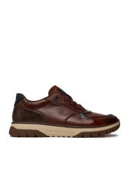Rieker Sneakersy B9301-25 Brązowy. Brązowe buty sportowe casual Rieker, bez wzorów, ze skóry, bez zapięcia. Za 379.99 zł.