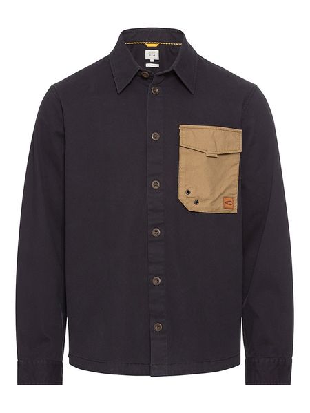 Camel Active Koszula w kolorze granatowym rozmiar: L. Niebieskie koszule Camel Active, l, bez wzorów, z bawełny, bez kołnierzyka, bez ramiączek. Za 175.26 zł.