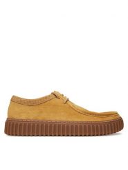 Clarks Półbuty Torhill Low 26180911 Żółty. Żółte eleganckie półbuty Clarks, bez wzorów, ze skóry, bez obcasa, bez zapięcia. Za 459.99 zł.