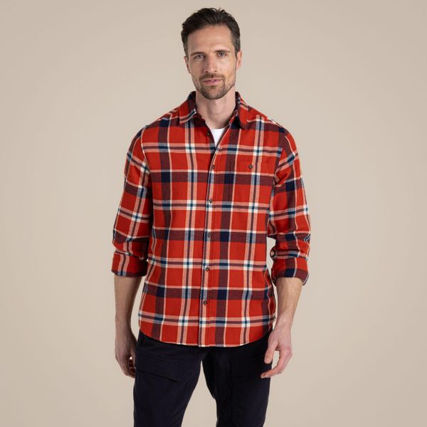 Koszula Craghoppers Gage. Białe koszule Craghoppers, m, bez wzorów, z bawełny, bez kołnierzyka, bez ramiączek. W wyprzedaży za 164.20 zł.