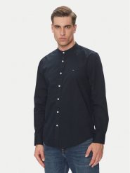 Tommy Hilfiger Koszula MW0MW39966 Granatowy Regular Fit. Niebieskie koszule Tommy Hilfiger, m, bez wzorów, z bawełny, bez kołnierzyka, bez ramiączek. Za 279.99 zł.