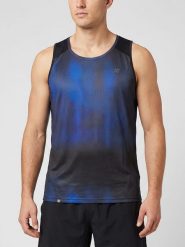 Rukka Top funkcyjny "Mikkola" w kolorze czarno-granatowym rozmiar: M. Czarne t-shirty sportowe Rukka, bez wzorów, z materiału, bez ramiączek, outdoorowe. Za 62.61 zł.