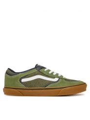 Vans Sneakersy Rowley Classic VN000SF4EMB1 Zielony. Zielone buty sportowe casual Vans, bez wzorów, ze skóry, bez zapięcia. Za 369.99 zł.