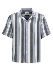 Eight2Nine Koszula w kolorze granatowo-białym rozmiar: S. Niebieskie koszule Eight2Nine, s, bez wzorów, bez kołnierzyka, bez ramiączek. Za 86.99 zł.