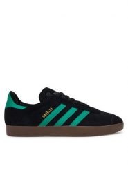 Adidas Sneakersy Gazelle JH5394 Czarny. Czarne buty sportowe casual Adidas, bez wzorów, ze skóry, bez zapięcia. Za 399.99 zł.