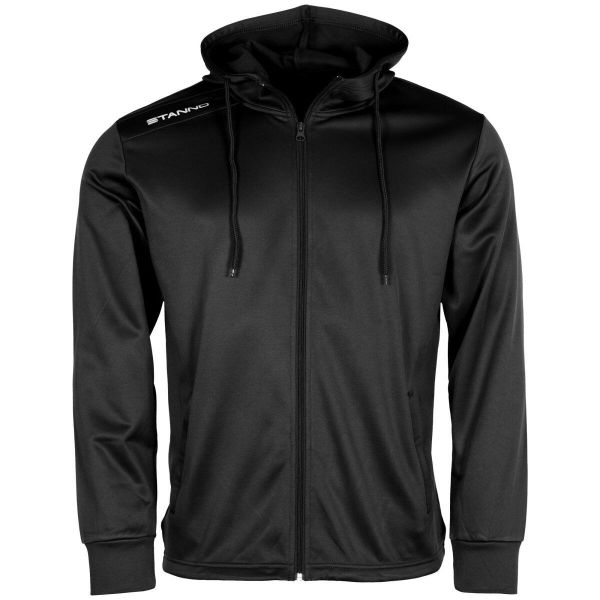 Bluza dresowa z kapturem zapinana na zamek Stanno Field. Czarne bluzy z kapturem STANNO, xl, bez wzorów, z dresówki, z kapturem. Za 171.50 zł.
