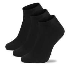 Zestaw 3 par niskich skarpet męskich Sprandi. Czarne skarpety Sprandi, bez wzorów. Za 29.99 zł.
