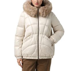 Kurtka GEOX 155021 Niebieski. Niebieskie kurtki Geox, bez wzorów, bez kaptura. Za 591.99 zł.