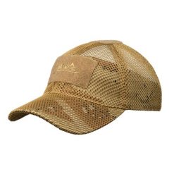 Czapka z daszkiem baseballowa Mesh. Zielone czapki z daszkiem Helikon-Tex, z aplikacjami, z materiału. Za 79.99 zł.