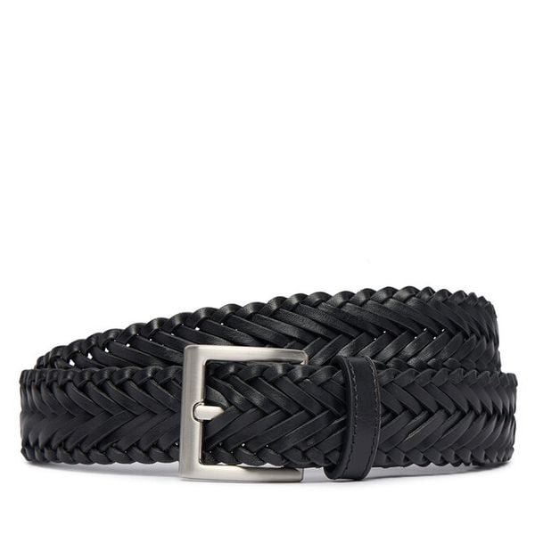 Pasek Tommy Hilfiger. Czarne paski Tommy Hilfiger, bez wzorów. Za 269.99 zł.