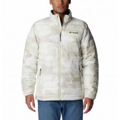 Columbia Kurtka Powder Lite 1698001279. Szare kurtki Columbia, m, bez wzorów, z puchu, bez kaptura. Za 431.99 zł.