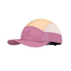 Czapka z daszkiem BUFF 5 PANEL GO CAP DOMUS AZALEA. Czerwone czapki z daszkiem Buff, bez wzorów, z materiału. Za 169.90 zł.