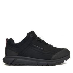 Sneakersy Tommy Hilfiger. Czarne klapki Tommy Hilfiger. Za 289.99 zł.