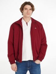 TOMMY JEANS Kurtka w kolorze bordowym rozmiar: XXL. Czerwone kurtki Tommy Jeans, xxl, bez wzorów, z jeansu, bez kaptura. Za 215.98 zł.