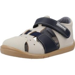 Sandały TITANITOS L500 CRISTIAN Niebieski. Niebieskie sandały TITANITOS, ze skóry, bez zapięcia. Za 186.99 zł.