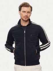 Tommy Hilfiger Bluza Monotype MW0MW34406 Granatowy Regular Fit. Niebieskie bluzy Tommy Hilfiger, m, bez wzorów, z bawełny, bez kaptura. Za 619.99 zł.