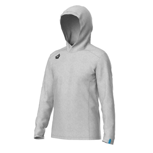 Bluza Arena Team Long Sleeve T-Shirt Panel z kapturem. Szare bluzy z kapturem Arena, bez wzorów, z bawełny, z kapturem. Za 201.50 zł.