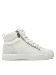 Calvin Klein Jeans Sneakersy Classic Cupsole Zip Mid In YM0YM01156 Biały. Białe buty sportowe casual Calvin Klein Jeans, bez wzorów, z jeansu, bez zapięcia. Za 369.99 zł.