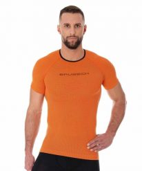 Koszulka męska z krótkim rękawem Brubeck 3D Run PRO. Brązowe bielizna termoaktywna Brubeck, l, bez wzorów, z dzianiny, bez ramiączek, do biegania. Za 86.49 zł.