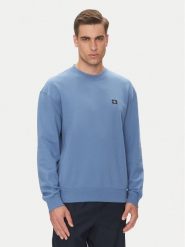 Calvin Klein Jeans Bluza LV04RC273G Niebieski Regular Fit. Niebieskie bluzy Calvin Klein Jeans, l, bez wzorów, z bawełny, bez kaptura. Za 399.99 zł.