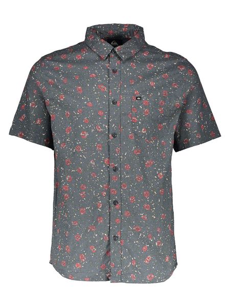 Quiksilver Koszula "Mellow Fuzz" - Regular fit - w kolorze antracytowym rozmiar: S. Czarne koszule Quiksilver, s, bez wzorów, bez kołnierzyka, bez ramiączek. Za 70.74 zł.