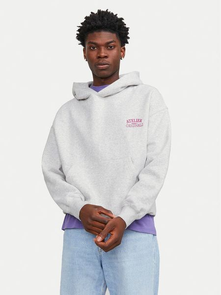 Jack & Jones Bluza Santorini 12253126 Biały Oversize. Białe bluzy Jack & Jones, m, bez wzorów, z syntetyku, bez kaptura. Za 129.99 zł.