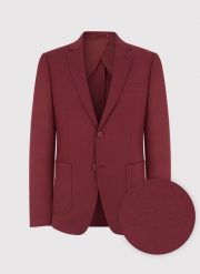 PAKO LORENTE – Czerwona gładka marynarka męska. Czerwone garnitury Pako Lorente, na co dzień, m, bez wzorów, z elastanu, casualowe. Za 399.99 zł.